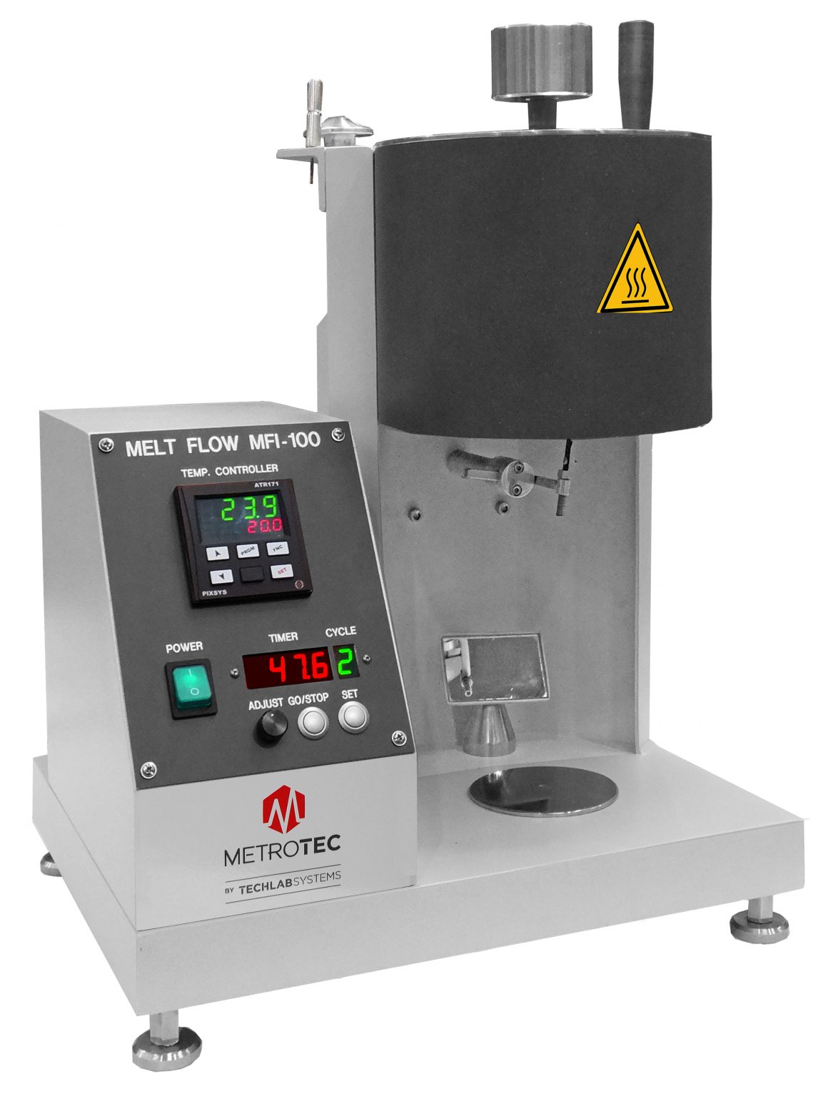 Melt Flow Index Tester Hanatek Aml Instruments