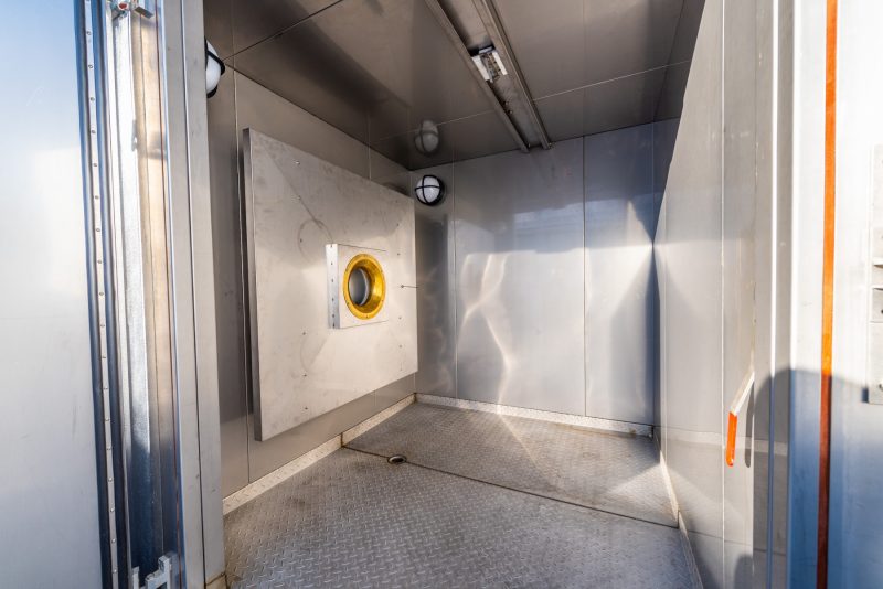 Inside A Large Mobile Environmental Chambers